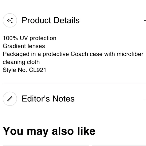 Coach FULL INCLUSION  NWT full fit signature sunglasses $183 - Picture 5 of 9